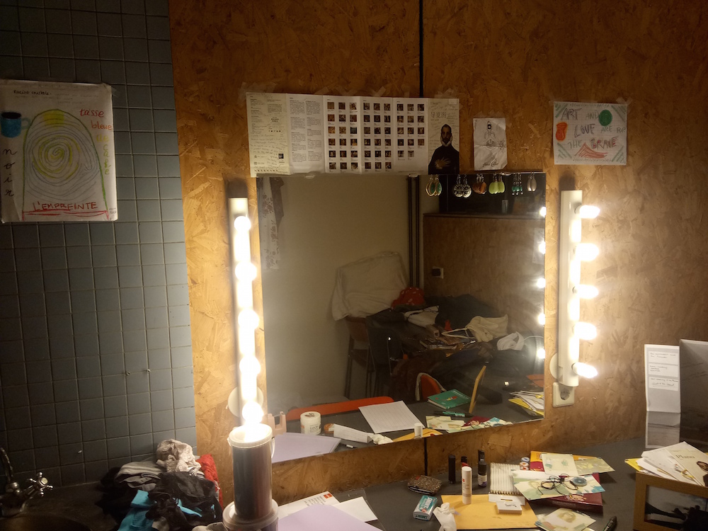 The dressing room